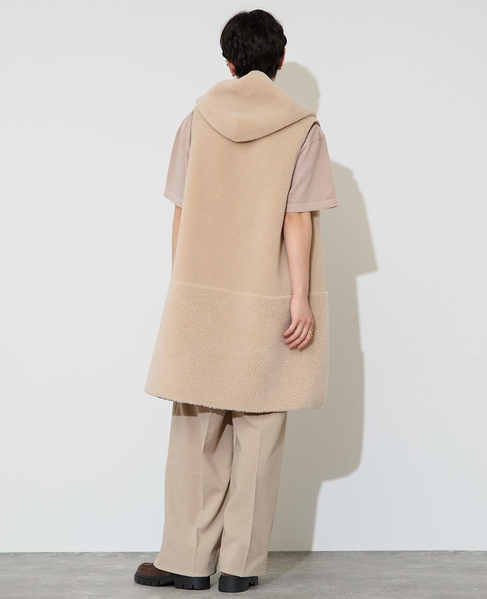 《別注》【RISLEY /リズレイ】ボアベスト 詳細画像 ライトベージュ 6