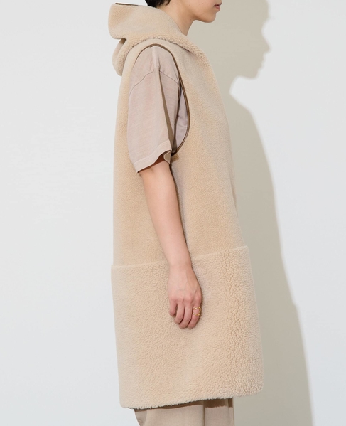 《別注》【RISLEY /リズレイ】ボアベスト 詳細画像 ライトベージュ 9