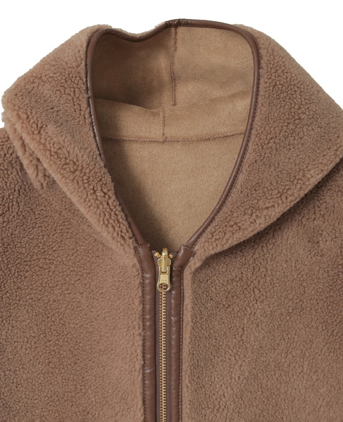 《別注》【RISLEY /リズレイ】ボアベスト 詳細画像 キャメル 10