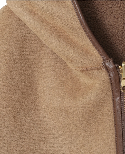 《別注》【RISLEY /リズレイ】ボアベスト 詳細画像 キャメル 14