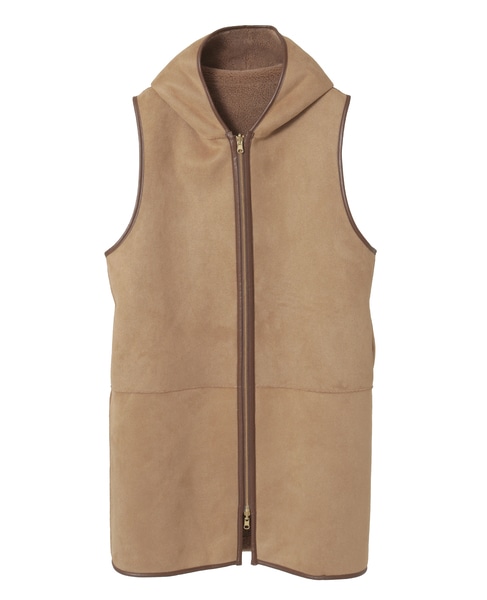 《別注》【RISLEY /リズレイ】ボアベスト 詳細画像 キャメル 16