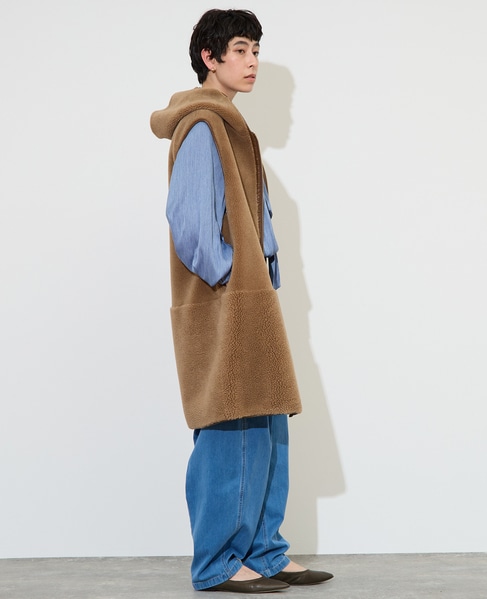 《別注》【RISLEY /リズレイ】ボアベスト 詳細画像 キャメル 3