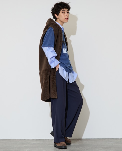 《別注》【RISLEY /リズレイ】ボアベスト 詳細画像 カーキ 2