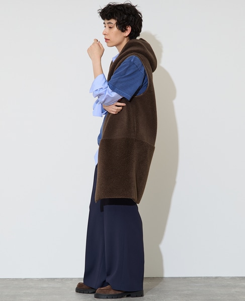 《別注》【RISLEY /リズレイ】ボアベスト 詳細画像 カーキ 4