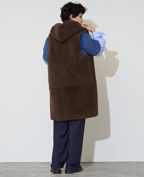 《別注》【RISLEY /リズレイ】ボアベスト 詳細画像 カーキ 5