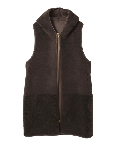 《別注》【RISLEY /リズレイ】ボアベスト 詳細画像 カーキ 6