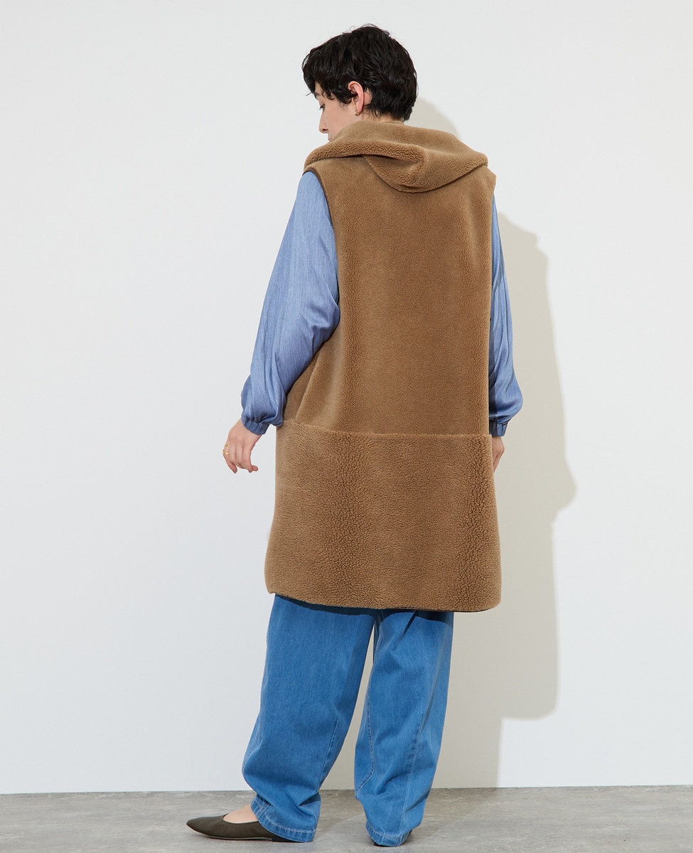 【新品未使用】liesse RISLEY リズレイ別注 ボアベスト 別注》【RISLEY /リズレイ】ボアベスト｜Liesse（リエス）｜商品