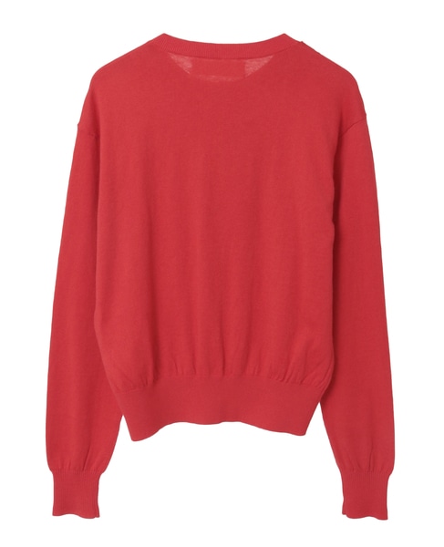 【MARILYN MOON/マリリンムーン】フリルカーディガン 詳細画像 レッド 2