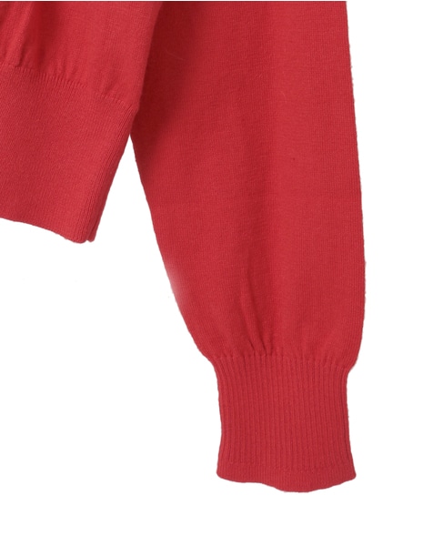 【MARILYN MOON/マリリンムーン】フリルカーディガン 詳細画像 レッド 4