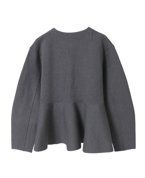 【MARILYN MOON/マリリンムーン】カーディガン 詳細画像 チャコールグレー 2