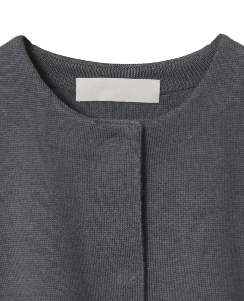 【MARILYN MOON/マリリンムーン】カーディガン 詳細画像 チャコールグレー 3