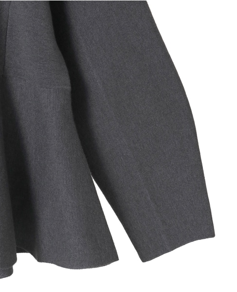 【MARILYN MOON/マリリンムーン】カーディガン 詳細画像 チャコールグレー 4