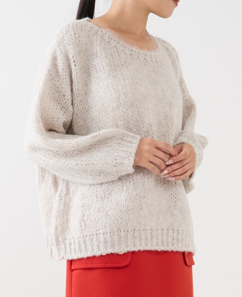 【TRICOTS JEAN MARC/トリコットジーンマルク】ニット（SESAMY） 詳細画像 グレージュ 2