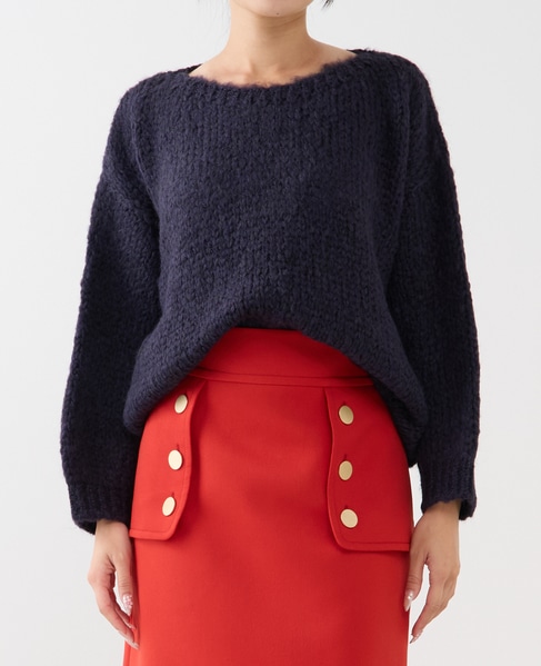 【TRICOTS JEAN MARC/トリコットジーンマルク】ニット（SESAMY） 詳細画像 ネイビー 2