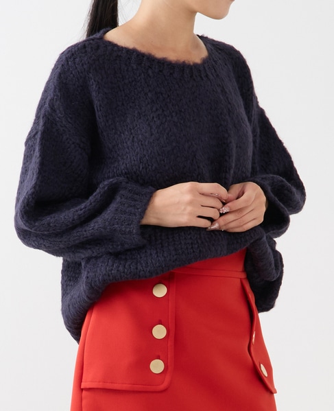 【TRICOTS JEAN MARC/トリコットジーンマルク】ニット（SESAMY） 詳細画像 ネイビー 3