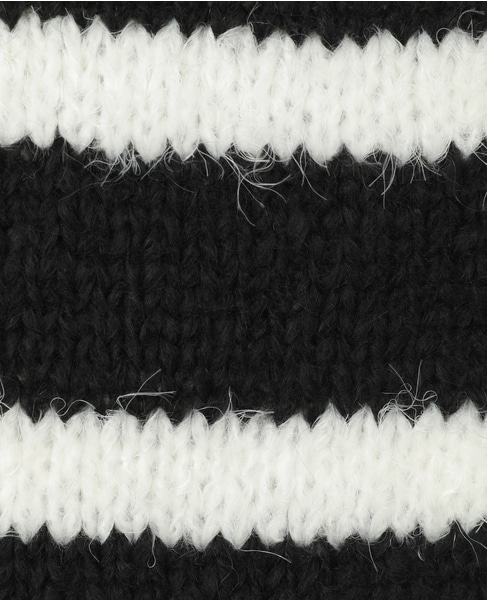 【TRICOTS JEAN MARC/トリコットジーンマルク】ニット（TERASSA） 詳細画像 ブラック×ホワイト 6