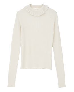 【Bilitis dix-sept ans/ビリティス・ディセッタン】Frill Collar Pullover