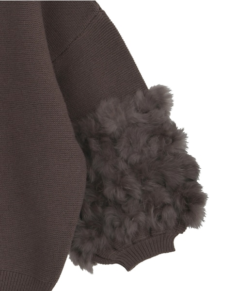 《別注》【TORRAZZO DONNA/トラッツォドンナ】ニット 詳細画像 ブラウン 4