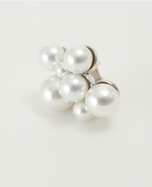 【IRIS 47/イリスフォーセブン】breath earring 詳細画像 ホワイト 6