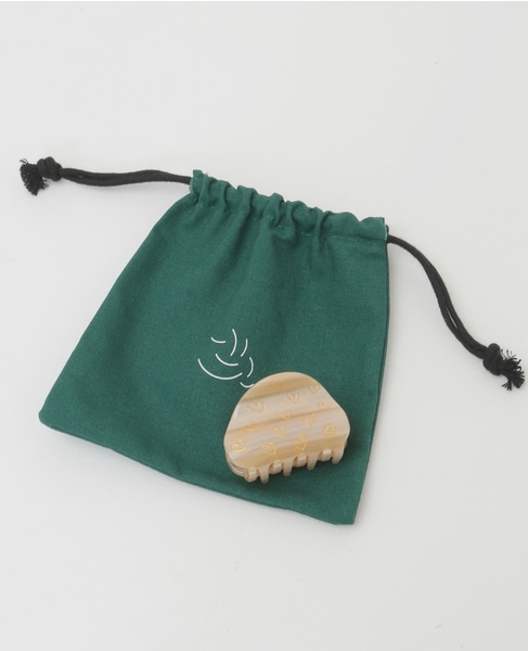 【TRESSE/トレス】beans handwritten heart clip 詳細画像 ベージュ 1