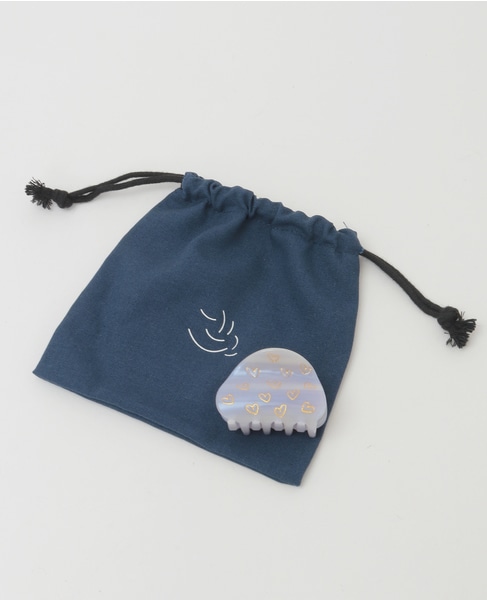 【TRESSE/トレス】beans handwritten heart clip 詳細画像 ラベンダー 1