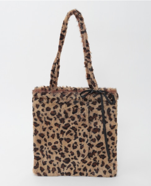 【Bilitis dix-sept ans/ビリティス・ディセッタン】Leopard Fur Tote 詳細画像 レオパード 1