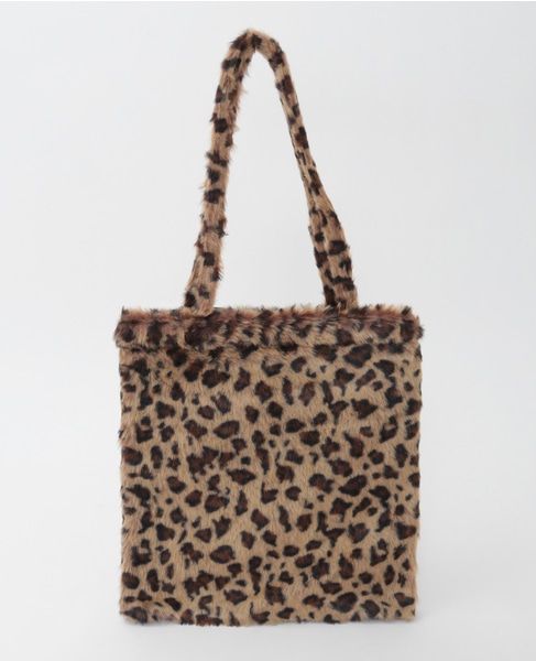 【Bilitis dix-sept ans/ビリティス・ディセッタン】Leopard Fur Tote 詳細画像 レオパード 3