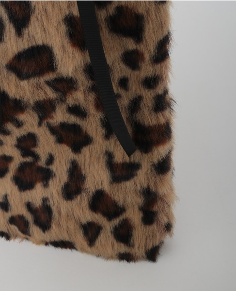 【Bilitis dix-sept ans/ビリティス・ディセッタン】Leopard Fur Tote 詳細画像 レオパード 5