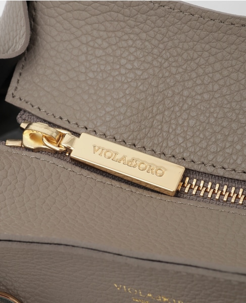 【VIOLAd'ORO/ヴィオラドーロ】レザーバッグ（V-1600） 詳細画像 トープ 4