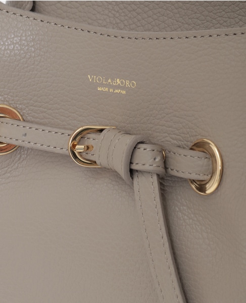 【VIOLAd'ORO/ヴィオラドーロ】レザーバッグ（V-1600） 詳細画像 トープ 5