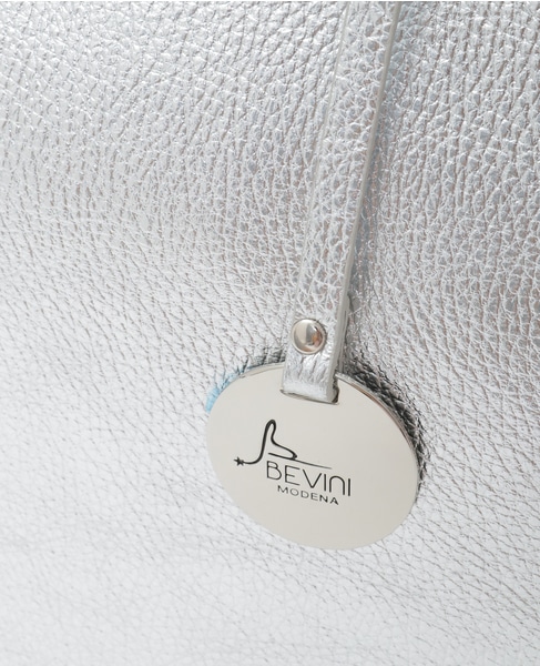 【BEVINI/べヴィニ】ハンドバッグ（B384 small） 詳細画像 シルバー 7