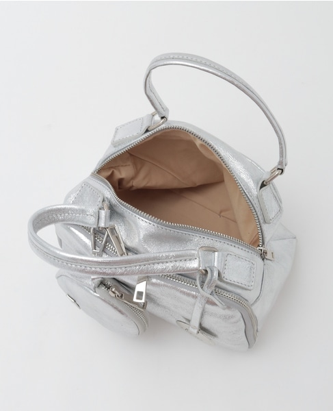 《別注》【BEVINI/べヴィニ】ハンドバッグ（B170） 詳細画像 シルバー 14