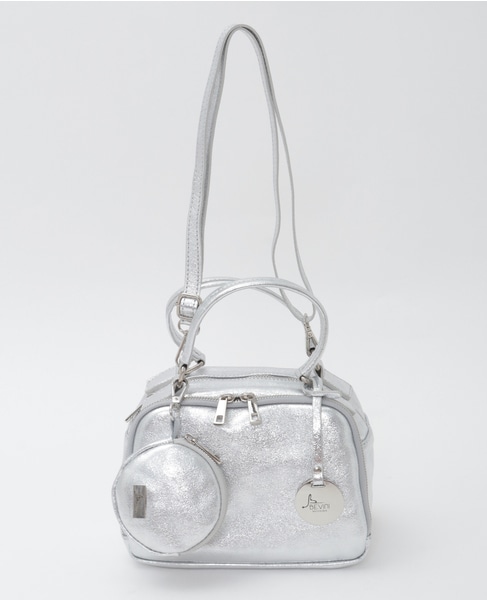 《別注》【BEVINI/べヴィニ】ハンドバッグ（B170） 詳細画像 シルバー 17