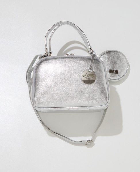 《別注》【BEVINI/べヴィニ】ハンドバッグ（B170） 詳細画像 シルバー 5