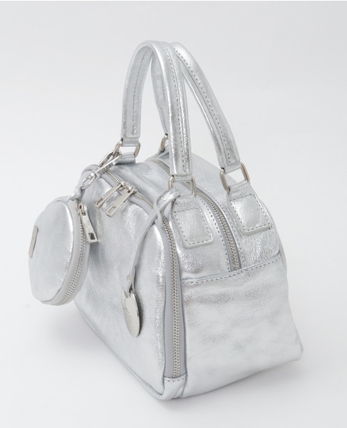 《別注》【BEVINI/べヴィニ】ハンドバッグ（B170） 詳細画像 シルバー 7