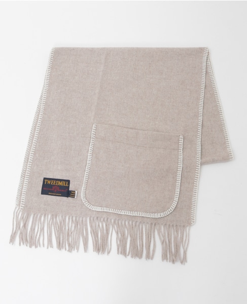 【TWEEDMILL/ツイードミル】ストール 詳細画像 ライトベージュ 1