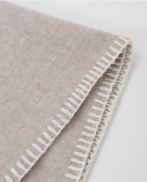 【TWEEDMILL/ツイードミル】ストール 詳細画像 ライトベージュ 2