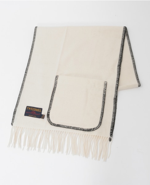 【TWEEDMILL/ツイードミル】ストール 詳細画像 アイボリー 1