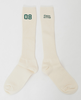 【GREEN BUTTER/グリーンバター】Needlework Mid-calf Socks