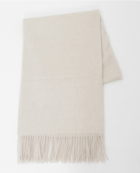 カシミヤストール 詳細画像 アイボリー 1