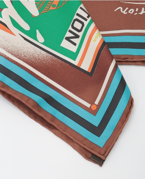 【manipuri/マニプリ】スカーフ 詳細画像 ブラウン 2