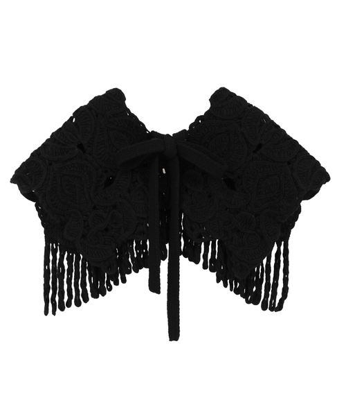 【enrica/エンリカ】ストール(KNIT 244) 詳細画像 ブラック 2