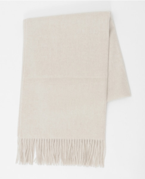 カシミヤストール 詳細画像 アイボリー 1