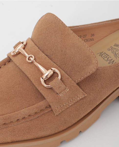 【Artesanos/アルテサノス】スウェードローファー 詳細画像 キャメル 7