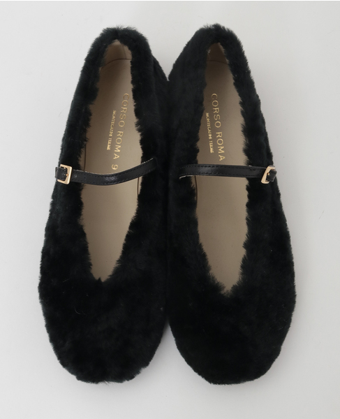 【CORSO ROMA9/コルソローマ】フラットシューズ（OSAKA 548） 詳細画像 ブラック 2