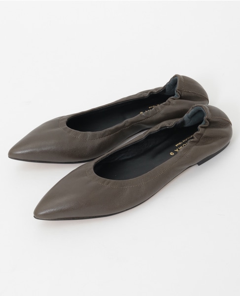 【CORSO ROMA9/コルソローマ】フラットシューズ（TINA 406） 詳細画像 ダークグリーン 1