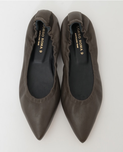 【CORSO ROMA9/コルソローマ】フラットシューズ（TINA 406） 詳細画像 ダークグリーン 3