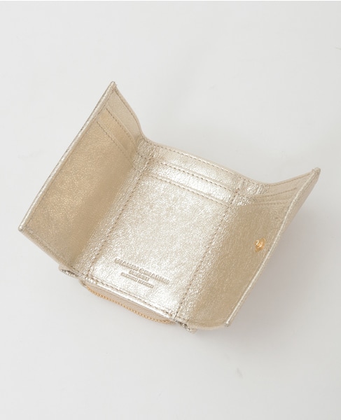 【Gianni Chiarini/ジャンニキャリーニ】WALLET ESSENTIAL MET 詳細画像 ゴールド 7