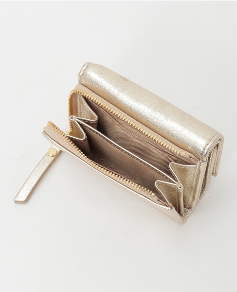 【Gianni Chiarini/ジャンニキャリーニ】WALLET ESSENTIAL MET 詳細画像 ゴールド 9