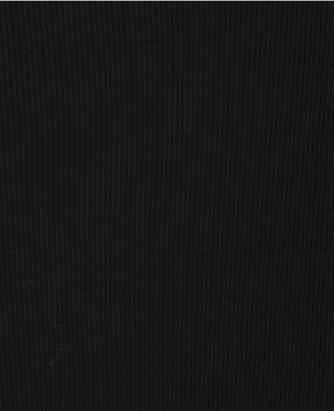 【Bilitis dix-sept ans/ビリティス・ディセッタン】Rolled Edge Long T 詳細画像 ブラック 7